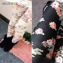 Trendy Skinny Floral Print Leggings Women Stretchy Sexy Pencil Pants Free Size Fitness Legging Fitness Women Leggins ELY