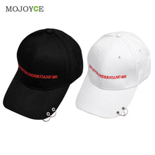 Men Women Baseball Hat Peaked Cap Adjustable Snapback Black/white HipHop Hat 1STL ELY