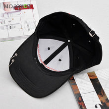 Men Women Baseball Hat Peaked Cap Adjustable Snapback Black/white HipHop Hat 1STL ELY