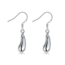 silver plated earing Waterdrop drop Earring silver plated Earrings 36 ELY