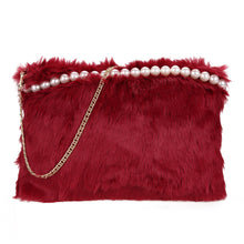 Artificial Conny Wool Women Bag Handbag Ladies Shoulder Bag Women Messenge Bags Leopard Fur Shoulder Bag Clutch ELY