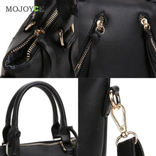 Fasion Women Leather Handbags Tassels Shoulder Cross Body Women Messenger Bag Large Capacity Women Bags Tote ELY