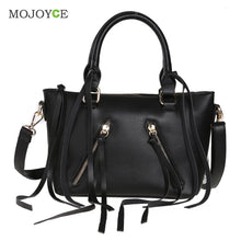 Fasion Women Leather Handbags Tassels Shoulder Cross Body Women Messenger Bag Large Capacity Women Bags Tote ELY