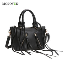 Fasion Women Leather Handbags Tassels Shoulder Cross Body Women Messenger Bag Large Capacity Women Bags Tote ELY