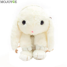 Rabbit Fur Handbags Lovely Plush Handbag Women Messenger Bags Bunny Shoulder Crossbody Bag Tote Clutches Designer ELY