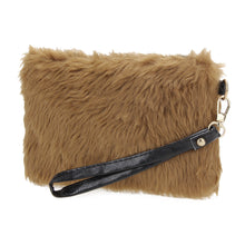 Women Artificial Conny Woollen Wallet Purse Messenger Clutch Bag Long Wallet Casual Lady Cash Purse Women Hand Bag ELY