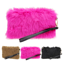 Women Artificial Conny Woollen Wallet Purse Messenger Clutch Bag Long Wallet Casual Lady Cash Purse Women Hand Bag ELY