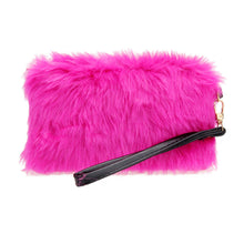 Women Artificial Conny Woollen Wallet Purse Messenger Clutch Bag Long Wallet Casual Lady Cash Purse Women Hand Bag ELY