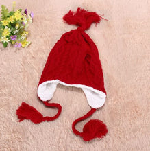 Women Caps Hats Plush Earflap Hat Knitted Wool Beanie Cap Woolen Warm Christmas Caps 1STL ELY
