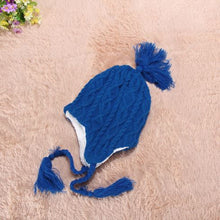Women Caps Hats Plush Earflap Hat Knitted Wool Beanie Cap Woolen Warm Christmas Caps 1STL ELY