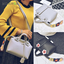 Women Leather Handbag Flowers Ladies Shoulder Bag Bolsa Feminina Bolsos famous Designer Women Messenger Bag ELY