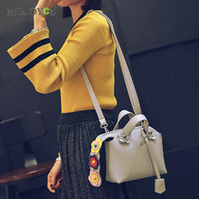 Women Leather Handbag Flowers Ladies Shoulder Bag Bolsa Feminina Bolsos famous Designer Women Messenger Bag ELY