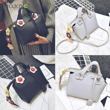 Women Leather Handbag Flowers Ladies Shoulder Bag Bolsa Feminina Bolsos famous Designer Women Messenger Bag ELY