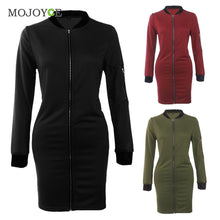 Women Basic Coats Long Sleeves Bomber Jacket Classic Style Zip Up Biker Vintage Stylish Coats 1STL ELY