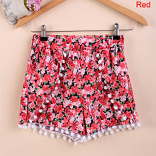 Women High Waist Short Tassel Floral Print Casual Beach Women Shorts Short Feminino Pantalones Cortos Mujer 1STL ELY