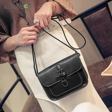 Women Leather Handbag Bolsos Feminina Button Lock Flip Shoulder Crossbody Women Bag Women Messenger Bag bolsos mujer ELY