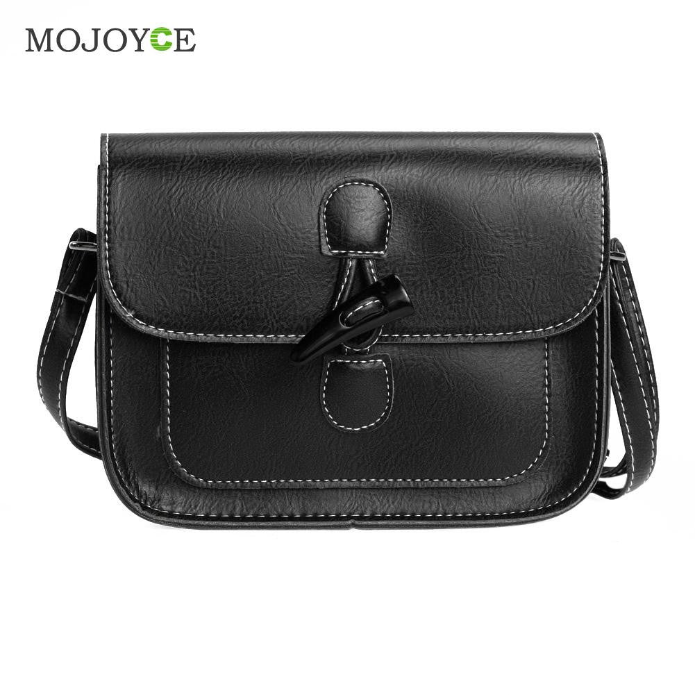 Women Leather Handbag Bolsos Feminina Button Lock Flip Shoulder Crossbody Women Bag Women Messenger Bag bolsos mujer ELY