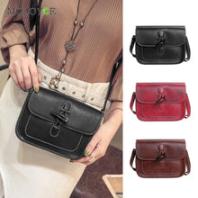 Women Leather Handbag Bolsos Feminina Button Lock Flip Shoulder Crossbody Women Bag Women Messenger Bag bolsos mujer ELY