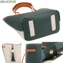 Women Leather Handbag PU Barrel Bag with Tassel Handbag Shoulder Bag Large Famous Brand Designer sac Tote Women Bag Clutch ELY