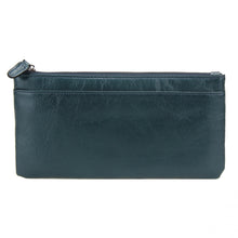 Women Men Leather Long Zipper Wallet 55''Phone Holder Zipper Coin Purse Leather Clutch Mobile Phone Holder ELY