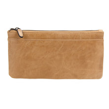 Women Men Leather Long Zipper Wallet 55''Phone Holder Zipper Coin Purse Leather Clutch Mobile Phone Holder ELY
