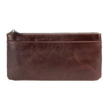 Women Men Leather Long Zipper Wallet 55''Phone Holder Zipper Coin Purse Leather Clutch Mobile Phone Holder ELY