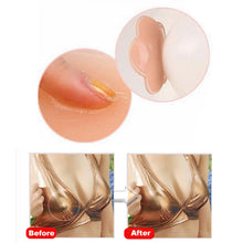 Women Silicone Nipple Cover Bra Pad Skin Adhesive Reusable Push Up Stick On Underwear Invisible Breast Stickers for Dress ELY