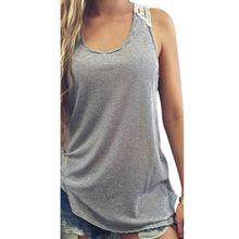 Women Vest Top Sleeveless Casual Tops Lace T-Shirt 1STL ELY