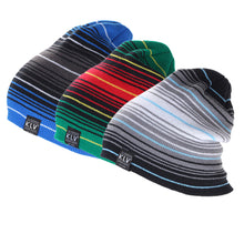 Woolen Yarn Stripe Men Hats Caps Women Hats Multistorey Stripe Hit Wool Hip Hop Men Knit Beanies Hats 1STL ELY