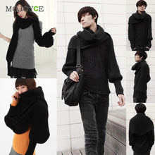 Novelty Warm Scarf Knitting Scarf With Long Sleeves Jumper Knitwear Outwear Warm Crochet Knit Long Soft Scarf ELY