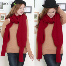 Novelty Warm Scarf Knitting Scarf With Long Sleeves Jumper Knitwear Outwear Warm Crochet Knit Long Soft Scarf ELY