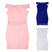 Off Shoulder Women Dress Vestido De Festa Hollow Out Backless Party Bodycon Dresses Vestidos Slash Neck Dress 1STL ELY