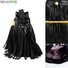 PU Barrel Shaped Women Handbags Famous Design Women Leather Handbag Women Bag Tassel Shoulder Crossbody Bags Clutch ELY