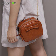 PU Leather Handbag Women Bags Portable Lady Bowknot Chain Shoulder Crossbody Bags Women Messenger Bags Bolsa Feminina ELY