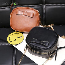PU Leather Handbag Women Bags Portable Lady Bowknot Chain Shoulder Crossbody Bags Women Messenger Bags Bolsa Feminina ELY