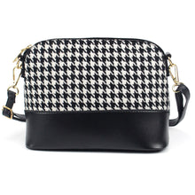 PU Leather Women Bag Embossed Women Messenger Bags Small Canvas Crossbody Handbag Shell Bag Plaid Bags Bolsa Feminina ELY