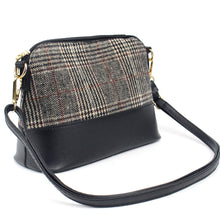 PU Leather Women Bag Embossed Women Messenger Bags Small Canvas Crossbody Handbag Shell Bag Plaid Bags Bolsa Feminina ELY