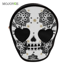 PU Retro Skull Print Women Bags Shoulder Crossbody Bag Women Leather Handbag Women Messenger Bags Designer Punk Skull Mochila ELY