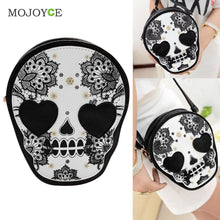 PU Retro Skull Print Women Bags Shoulder Crossbody Bag Women Leather Handbag Women Messenger Bags Designer Punk Skull Mochila ELY