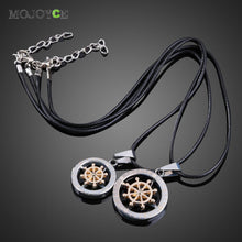 Pair of Couple Compass Pendant Necklace Boy Girl Jewelry 1STL ELY