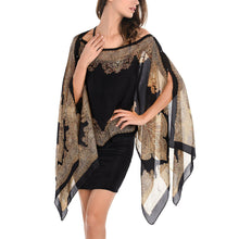 Paisley Print Chiffon Blouse Women Blusas Beachwear Poncho Blouse Cover Up Kimono Tops Blusa Feminino Chiffon Poncho Top ELY