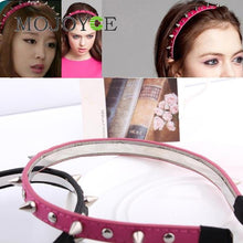 Pop Women Lady Punk Spike Rivets Studded Party Hair Band Headband 1STL ELY