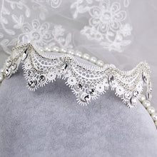 Popular Hair Accessories Lace Rhinestone Crown Bridal Wedding Hair Jewelry 1STL ELY