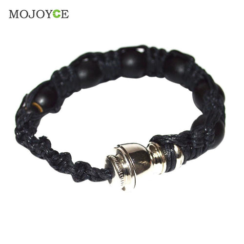 Portable Metal Bracelet Smoke Bracelet Bead Smoking Pipe AlloyString Wristband Pipe for Smoking Jamaica Rasta Weed Pipe Handmad ELY