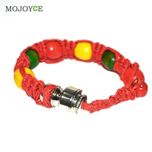 Portable Metal Bracelet Smoke Bracelet Bead Smoking Pipe AlloyString Wristband Pipe for Smoking Jamaica Rasta Weed Pipe Handmad ELY