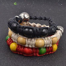 Portable Metal Bracelet Smoke Bracelet Bead Smoking Pipe AlloyString Wristband Pipe for Smoking Jamaica Rasta Weed Pipe Handmad ELY