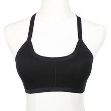 Professional Women Stretch Athletic Sports Bras Women Padded Seamless Sleeveless Cross Straps Backless Sport Camisole ELY