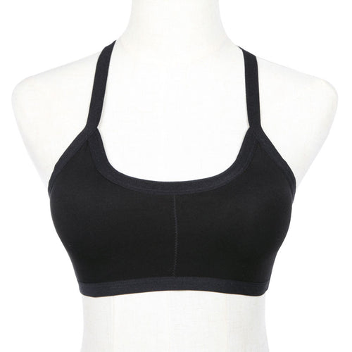 Professional Women Stretch Athletic Sports Bras Women Padded Seamless Sleeveless Cross Straps Backless Sport Camisole ELY