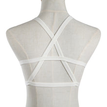 Professional Women Stretch Athletic Sports Bras Women Padded Seamless Sleeveless Cross Straps Backless Sport Camisole ELY