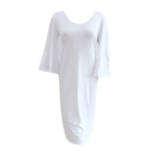 Pure White unique design from Paris Women Sexy Bodycon White Plus size batwing Sleeves Mini Dress plus size ELY